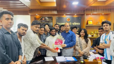 সদর ইউএনও’র সঙ্গে জাতীয় ছাত্রশক্তি ফতুল্লা থানা নেতৃবৃন্দের সৌজন্য সাক্ষাৎ