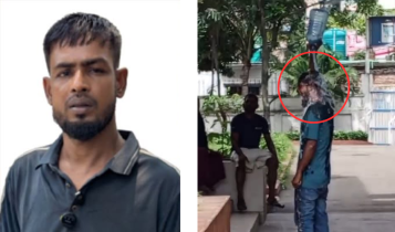 থানার ভেতর কেরোসিন ঢেলে আত্মহত্যার চেষ্টা, থামালো পুলিশ
