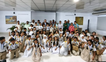 আইডিয়াল স্কুলের আর্ট ক্যাম্প অনুষ্ঠিত