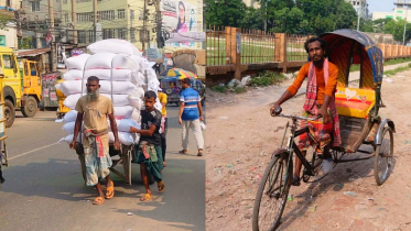 তীব্র গরমে হাঁসফাঁস: আয় কমেছে দিনমজুর-রিকশাচালকদের