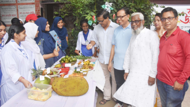 বিদ্যানিকেতন হাই স্কুলে দেশীয় ফলের উৎসব