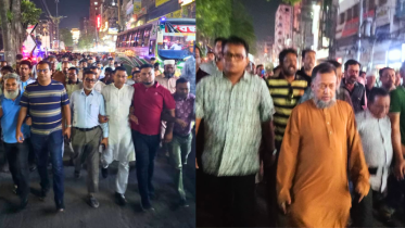 আওয়ামী লীগের কর্মসূচি ঠেকাতে মহানগর বিএনপির মিছিল