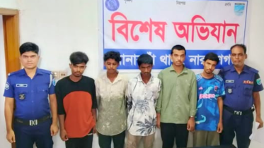 সোনারগাঁয়ে ডাকাতির প্রস্তুতিকালে ৫ দুষ্কৃতিকারী গ্রেপ্তার