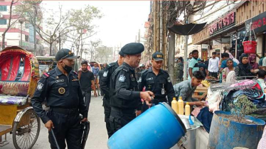 শহরের যানজট নিরসনে র‍্যাবের অভিযান