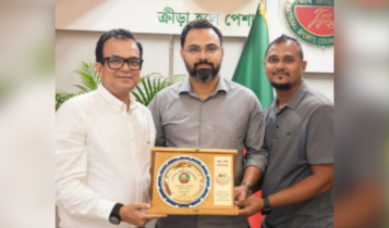ক্রীড়ামন্ত্রী আমিনুল ইসলামের সঙ্গে রিয়াদ চৌধুরীর সৌজন্য সাক্ষাৎ ক্রীড়ামন্ত্রী আমিনুল ইসলামের সঙ্গে রিয়াদ চৌধুরীর সৌজন্য সাক্ষাৎ