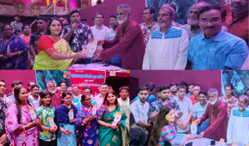 আমলাপাড়ায় শঙ্খধ্বনি প্রতিযোগিতা, সম্প্রীতির বার্তা দিলেন খোরশেদ আমলাপাড়ায় শঙ্খধ্বনি প্রতিযোগিতা, সম্প্রীতির বার্তা দিলেন খোরশেদ