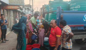 ৩০ ঘণ্টা ধরে পানি নেই নবীগঞ্জে, চরম দুর্ভোগে বাসিন্দারা