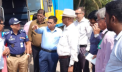 দুর্গাপূজার বিসর্জন ঘাট পরিদর্শনে নাসিক প্রশাসক, ডিসি ও এসপি