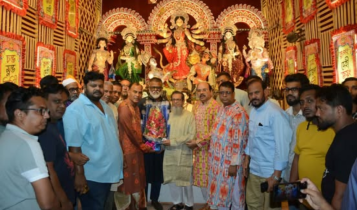 পূজামণ্ডপ পরিদর্শনে আবুল কালাম, সম্প্রীতি বজায় রাখার আহ্বান পূজামণ্ডপ পরিদর্শনে আবুল কালাম, সম্প্রীতি বজায় রাখার আহ্বান