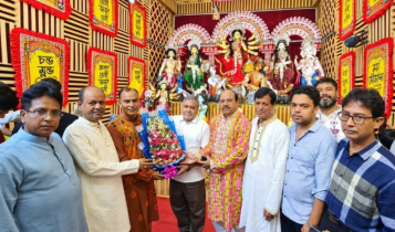 বিভিন্ন পূজামণ্ডপ পরিদর্শনে আনিসুল ইসলাম সানি বিভিন্ন পূজামণ্ডপ পরিদর্শনে আনিসুল ইসলাম সানি