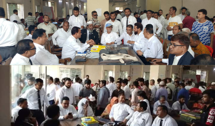 আদালত পাড়ায় দুইমেরুতে বিএনপিপন্থী আইনজীবীদের অবস্থান