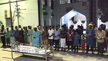 পুলিশি পাহারায় ইসলামী রীতিতে শুভর জানাজা শেষে দাফন